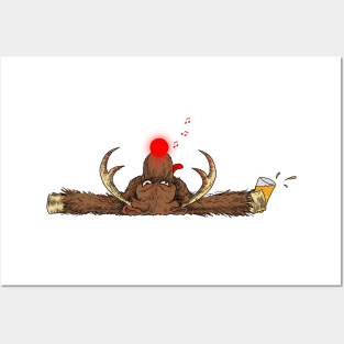 Merry Reindeer Posters and Art